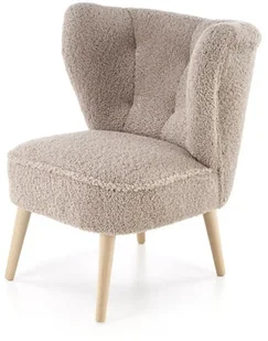 Fotel tapicerowany MOCCA cappuccino HALMAR - Fotele - miniaturka - grafika 1