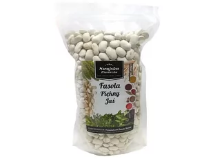 FASOLA BIAŁA JAŚ jasiek 500g Swojska Piwniczka - Ziarna i nasiona roślin strączkowych - miniaturka - grafika 1