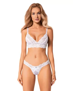Komplet Heavenlly 2-częściowy Biały (Rozmiar XL/XXL) - Piżamy damskie - miniaturka - grafika 1