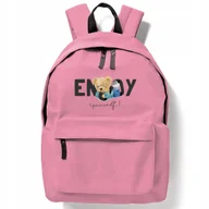 Plecaki szkolne i tornistry - PLECAK SZKOLNY UCZNIA RÓŻOWY FUN AND CHILL Wzory - miniaturka - grafika 1