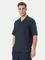 Koszule męskie - Guess Koszula F6GH01 WN202 Granatowy Regular Fit - miniaturka - grafika 1