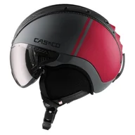 Kaski narciarskie - Kask narciarski CASCO SP-2 Visor Carbonic arsenic gray M - miniaturka - grafika 1