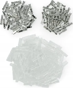 Eurokomp Zestaw konektorów 2,8mm+koszulki 200szt.E5938 - Kostki, złączki, wtyczki - miniaturka - grafika 1