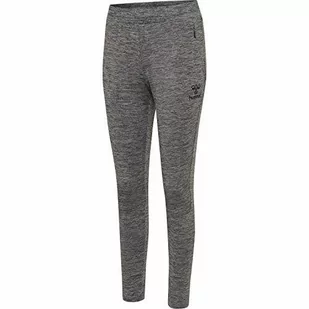 Hummel Hummel Męskie spodnie Hmlselby Tapered Pants ciemnoszary melanż M 5700495971568 - Spodnie męskie - miniaturka - grafika 1