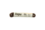 Akcesoria obuwnicze - KAPS sznurowadła 60 cm 09_060_100_0079 ciemny brąz, sznurowadła bawełniane, okrągłe, cienkie - Kaps - miniaturka - grafika 1