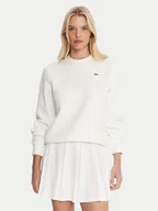 Bluzy damskie - Lacoste Bluza SF5245 Écru Relaxed Fit - miniaturka - grafika 1