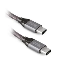 Kable USB - SBS USB-C to USB-C 240W 1m (szary) - miniaturka - grafika 1