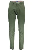 Spodnie męskie - ZIELONE SPODNIE MĘSKIE GANT - miniaturka - grafika 1