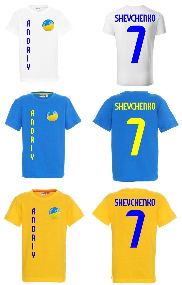 Koszulka UKRAINA Andriy SHEVCHENKO 7 jr