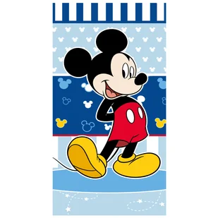 Ręcznik kąpielowy dla dziecka FROTA 100% BAWEŁNA Myszka Mickey niebieski - Okrycia kąpielowe dla dzieci - miniaturka - grafika 1
