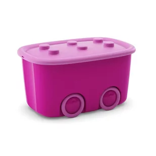 Kiss KIS 8630000 0287 04 pudełko do przechowywania Funny Box, 46 L, plastik, violett/różowa, 58 x 38,5 x 32 cm 8630000 0287 04 - Pudła i pojemniki do przechowywania - miniaturka - grafika 2