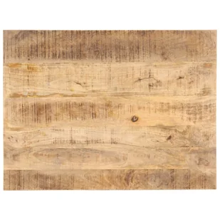 vidaXL Blat stołu, lite drewno mango, 25-27 mm, 90x70 cm vidaXL - Blaty meblowe i parapety okienne - miniaturka - grafika 1