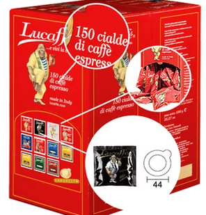 Lucaffe Mr. Exclusive - saszetki ESE 150 sztuk - Kawa w kapsułkach i saszetkach - miniaturka - grafika 1
