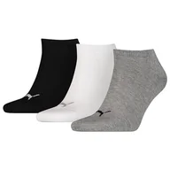 Skarpetki damskie - Puma, Skarpety męskie, 3-pack, Sneaker Plain 3P 261080001 882, czarny, rozmiar 39/42 - miniaturka - grafika 1