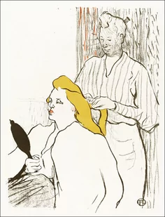 Galeria Plakatu, Plakat, The Hairdresser, Henri De Toulouse-Lautrec, 70x100 cm - Plakaty - miniaturka - grafika 1