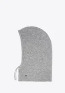Czapki damskie - Kominiarka damska z domieszką wełny szara - miniaturka - grafika 1