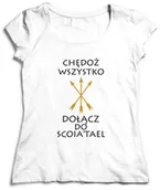 Gadżety dla niej i dla niego - KOSZULKA Wiedźmin DAMSKA CHĘDOŻ WSZYSTKO ZOSTAŃ SCOIA''TAEL - miniaturka - grafika 1
