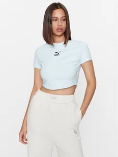 Puma T-Shirt Dare To 621435 Niebieski Slim Fit - Koszulki i topy damskie - miniaturka - grafika 1
