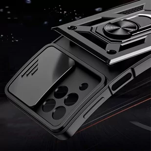 Pancerne etui z osłoną aparatu Alogy Camshield Stand Ring do Samsung Galaxy M53 5G czarne - Etui i futerały do telefonów - miniaturka - grafika 12