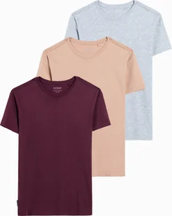 Ombre Zestaw koszulek bawełnianych BASIC 3-pak - mix V20 Z30 M - Koszulki męskie - miniaturka - grafika 1