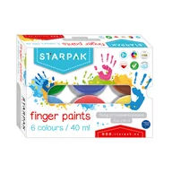 Pozostałe akcesoria dla plastyków - STARPAK Farby Do Malowania Palcami pudełko 1/12 - miniaturka - grafika 1