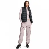 Spodnie damskie - Damskie spodnie treningowe Under Armour Unstoppable Cargo Pant - beżowe - miniaturka - grafika 1