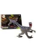 Figurki dla dzieci - Figurka dinozaura kolekcjonerska velocitaptor siwy - miniaturka - grafika 1