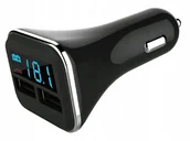 Ładowarki samochodowe - Woltomierz Tester Napięcia Akumulatora Ładowarka - miniaturka - grafika 1