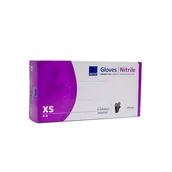 Rękawiczki jednorazowe - Rękawice Nitrylowe Bezpudrowe Abena Classic Sensitive Czarne - miniaturka - grafika 1