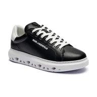 Moda i Uroda OUTLET - Karl Lagerfeld Skórzane sneakersy KAPRI KITE - miniaturka - grafika 1