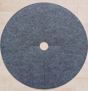 Krążek zabezpieczający przed chwastami Filc poliestrowy szary fi 40 cm - Agrowłókniny - miniaturka - grafika 1