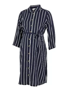 MAMALICIOUS Mama Licious damska sukienka do karmienia MLSINEM w paski, Navy Blazer 2, XL - Sukienki ciążowe - miniaturka - grafika 1
