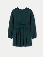 Sukienki i spódniczki dla dziewczynek - Mayoral Sukienka elegancka 7977 Zielony Regular Fit - miniaturka - grafika 1