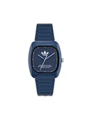 Zegarki męskie - adidas Originals Zegarek Retro Wave One AOSY24029 Niebieski - miniaturka - grafika 1