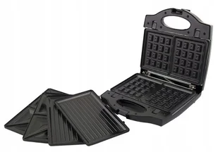 Opiekacz Do Kanapek Toster 3w1 Grill Gofrownica 700W Panini Sandwich - Tostery - miniaturka - grafika 1