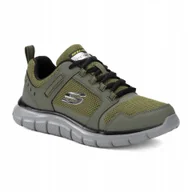 Buty sportowe męskie - Buty męskie Skechers Track Knockhill olive/grey/black 43 Eu - miniaturka - grafika 1