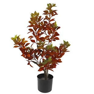 Leaf Design UK sztuczne jesienne złote zielone drzewa, jesień pomarańczowy, 80 cm - Sztuczne drzewka - miniaturka - grafika 1