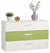 Komody dla dzieci - Komoda do pokoju nastolatka kaszmir + zielony M2-H01 - miniaturka - grafika 1