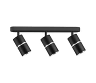 Lampy sufitowe - Oświetlenie punktowe BAMBOO 3xGU10/10W/230V czarne - miniaturka - grafika 1