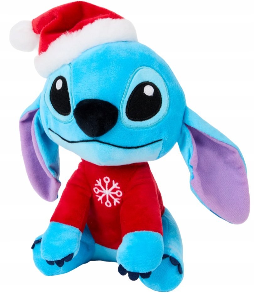 Maskotka Świąteczny Stich 25cm Disney Lilo & Stitch Pluszak Przytulanka