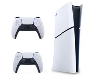 Konsole Playstation - Sony PlayStation 5 Slim Digital Fortnite + pad White - miniaturka - grafika 1