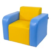 Meble i wyposażenie gabinetów medycznych - Fotel dla dzieci z podłokietnikami MODULO NC601 - 64x49x52 cm - miniaturka - grafika 1