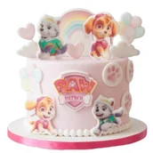 Dodatki do ciast w proszku - Zestaw do dekoracji na tort Psi Patrol Sky 2D 15 el. figurki opłatek ozdoba - miniaturka - grafika 1