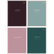 Zeszyty szkolne - 4X Zeszyt A5, 60 Kartek, Kratka Z Marginesem, Hybrid Words, Interdruk - miniaturka - grafika 1