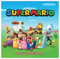 Kalendarze - Super Mario kalendarz ścienny 2025 dla dzieci - miniaturka - grafika 1