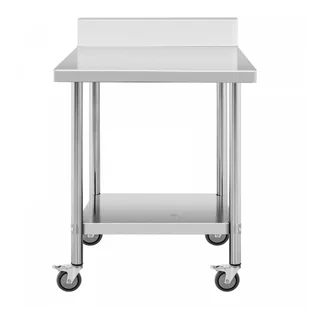 Stół ze stali nierdzewnej na kółkach - 60 x 80 cm - 135 kg ROYAL CATERING 10012814 RCAT-80/60-WS - Meble gastronomiczne - miniaturka - grafika 7