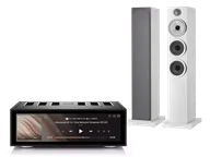 Zestawy stereo - Rose RS520 (czarny) + 704 S3 (biały) - miniaturka - grafika 1