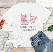 Koszulki i topy damskie - koszulka damska na siłownię , fitness ,pole dance - miniaturka - grafika 1