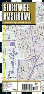 Streetwise Amsterdam Map: Laminated City Center Street Map of Amsterdam, Netherlands - Pozostałe książki - miniaturka - grafika 1