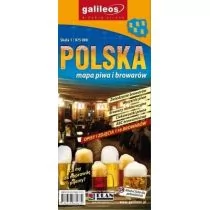 Mapa piwa i browarów Polska 1:875 000 Praca zbiorowa - Atlasy i mapy - miniaturka - grafika 1